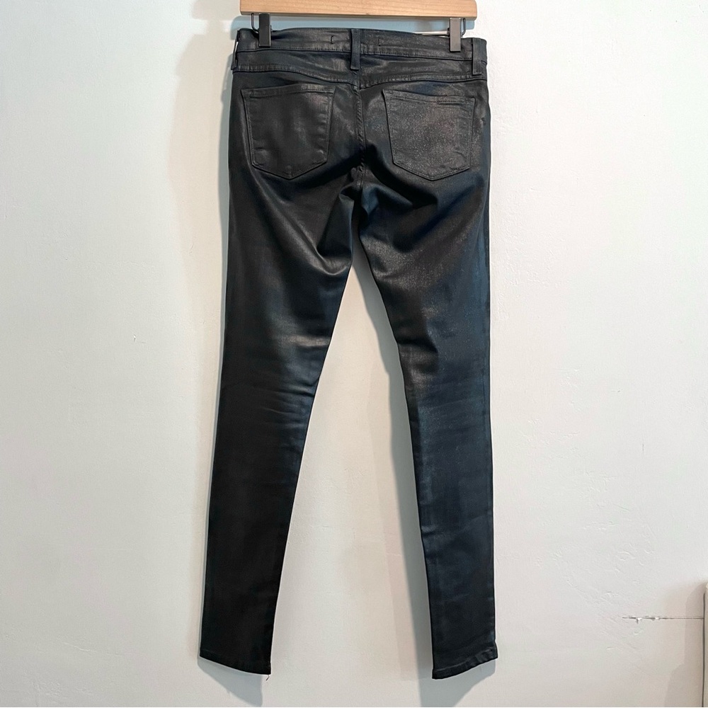 Plastic By Gly Coated Skinny Jeans View 5